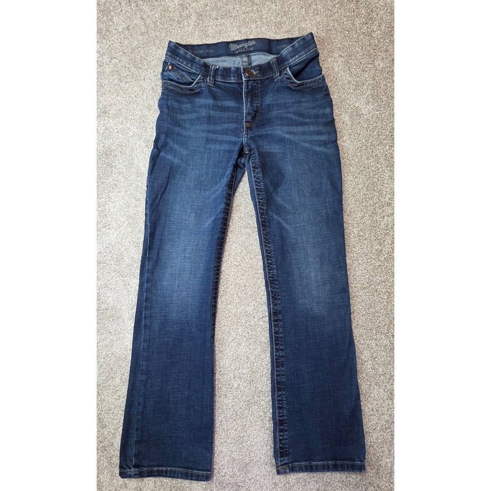 Wrangler Willow Ultimate Riding Jean Dark Wash Bootcut Denim size 5x32
442